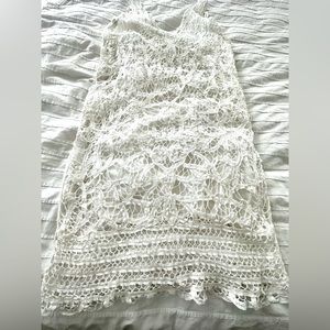 Anthropologie Raga Dress White Lace Small